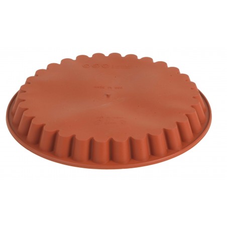 MOULD SILICONE - ROUND (FLUTED EDGE) 280 x 32mm - 1