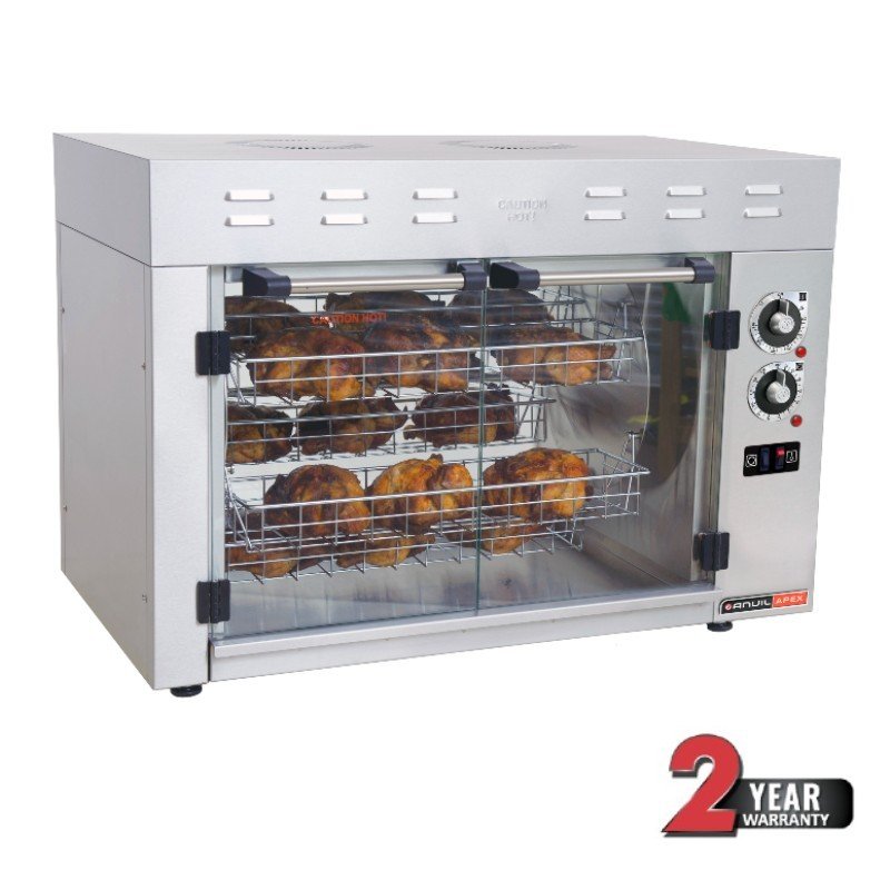 Anvil Chicken Griller - 16 Bird - Electric - 1