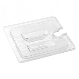 INSERT - THIRD LID NOTCHED PC (CLEAR) - 1