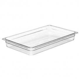 GN FOODPAN 1/1 POLYCARBONATE (CLEAR) - 65MM(D) 8.5LT - 1