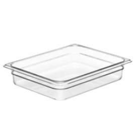 GN FOODPAN 1/2 POLYCARBONATE (CLEAR) - 65MM(D) 3.9LT - 1
