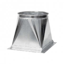 REDUCER SQUARE TO SQUARE 'GALVANIZED' - 1