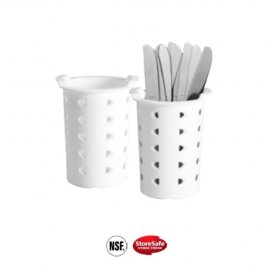 CUTLERY HOLDERS - FLATWARE CYLINDER WHITE - 1