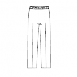 CHEFS UNIFORM BAGGIES BLACK - MEDIUM - 2