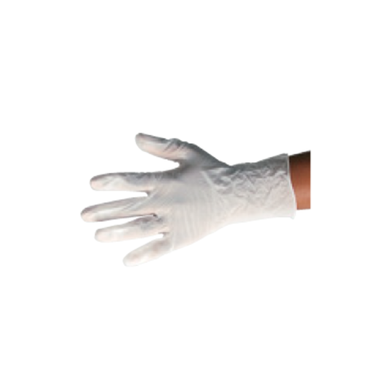 DISPOSABLE VINYL GLOVES - POWDER FREE - PACK OF 100 - 1