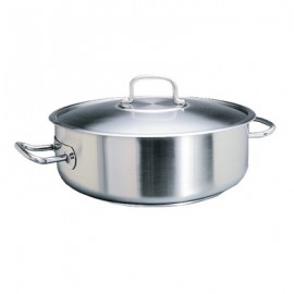POT S/STEEL - LOW CASSEROLE - 4Lt (240 x 95mm) - 1
