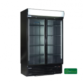 UPRIGHT COOLER DOUBLE HINGED DOOR HYDROCARBON 'CARBON EDITION' - 1