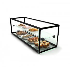 AMBIENT DISPLAY CABINET 'SALVADORE' - DOUBLE SHELF - MEDIUM - 1