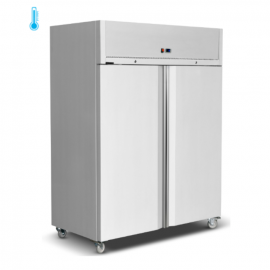 COMMERCIAL KITCHEN REFRIGERATOR - DOUBLE DOOR - S/STEEL - 1