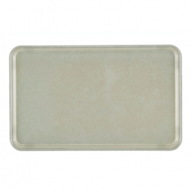 CAMTRAYS FIBERGLASS SMOOTH TRAY ANTIQUE PARCHMENT 27CM W X 35CM - 1