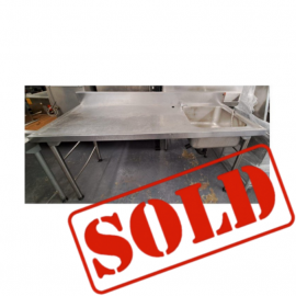 SINGLE BOWL PREP SINK 1700MM - 1