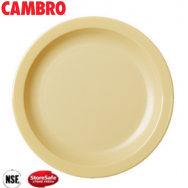 POLYCARBONATE NARROW RIM DINNER PLATE - 22.9CM - BEIGE - 1