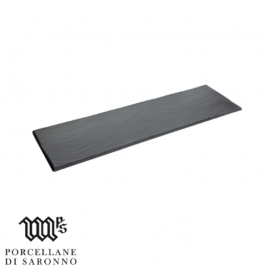 SLATE RECT. TRAY - BLACK - 53CM X 16CM - 1